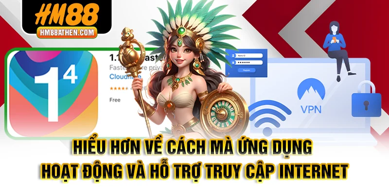 Hiểu hơn về cách mà ứng dụng hoạt động và hỗ trợ truy cập internet